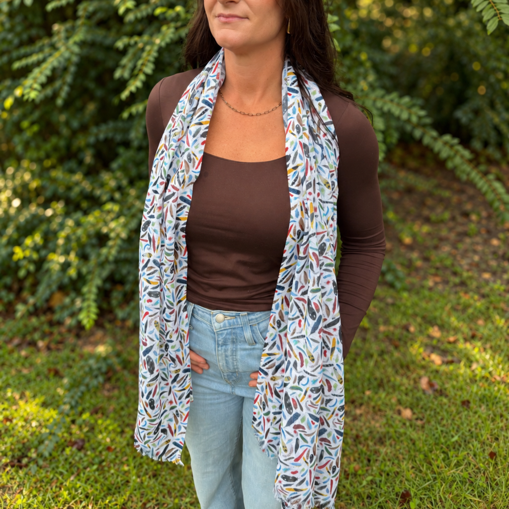 The Backyard Bird Lightweight Scarf