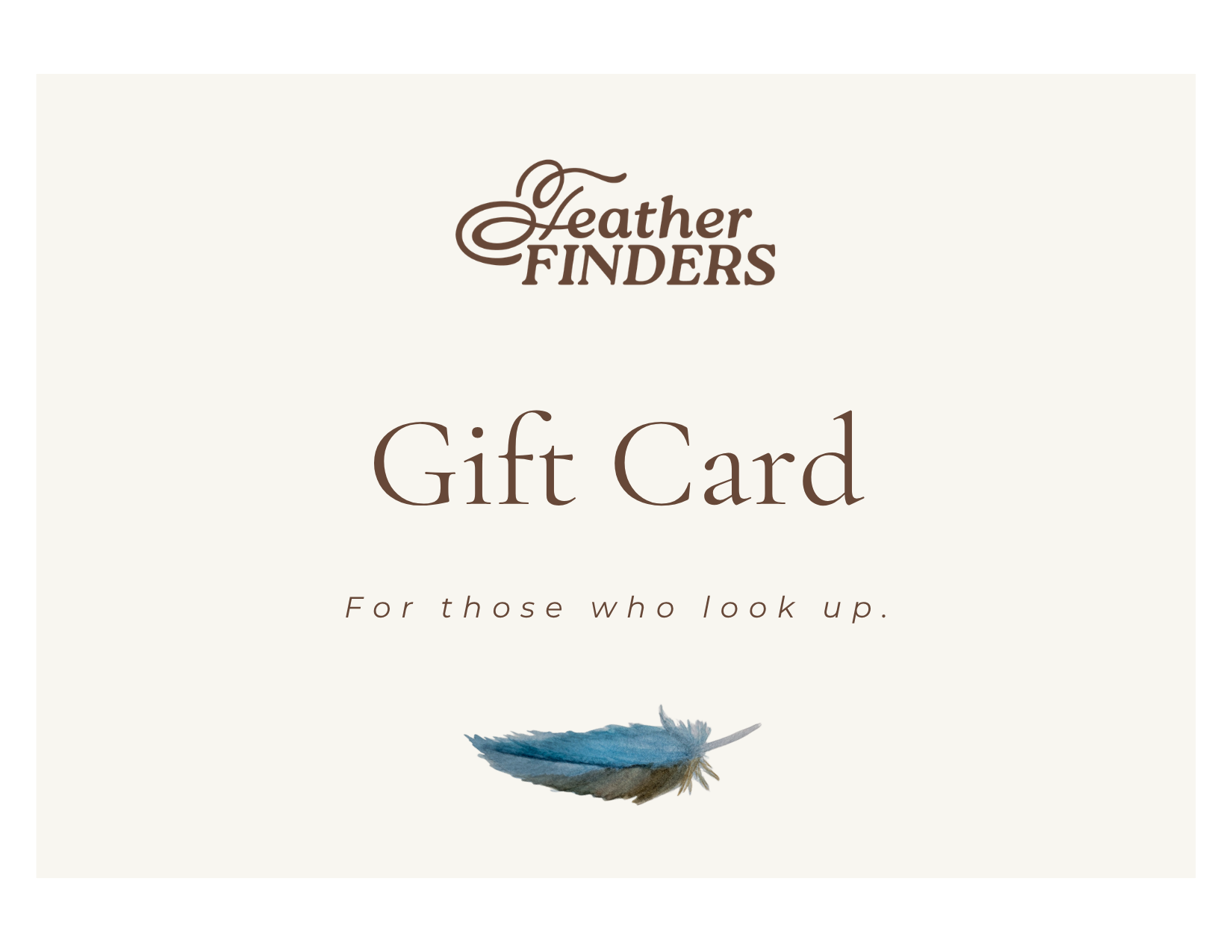 Feather Finders Gift Card
