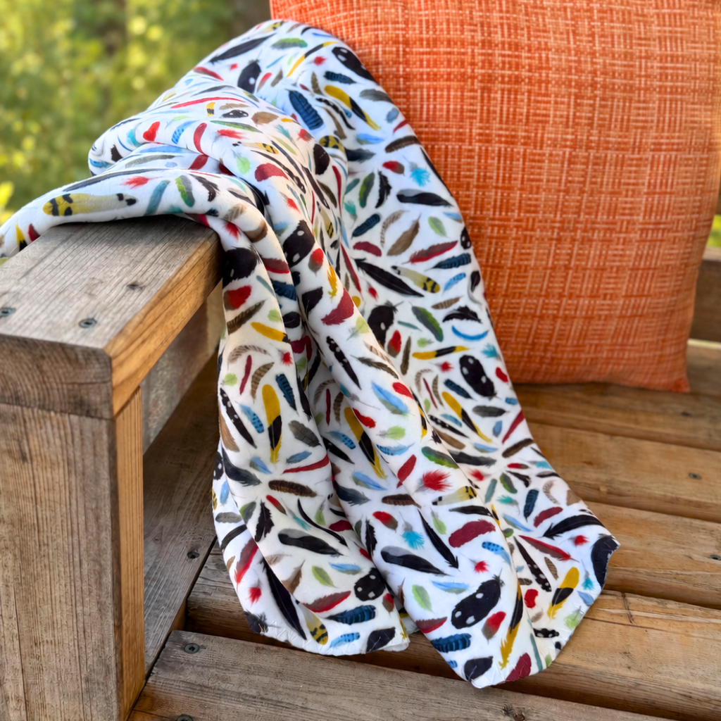 The Backyard Bird Sherpa Lap Blanket