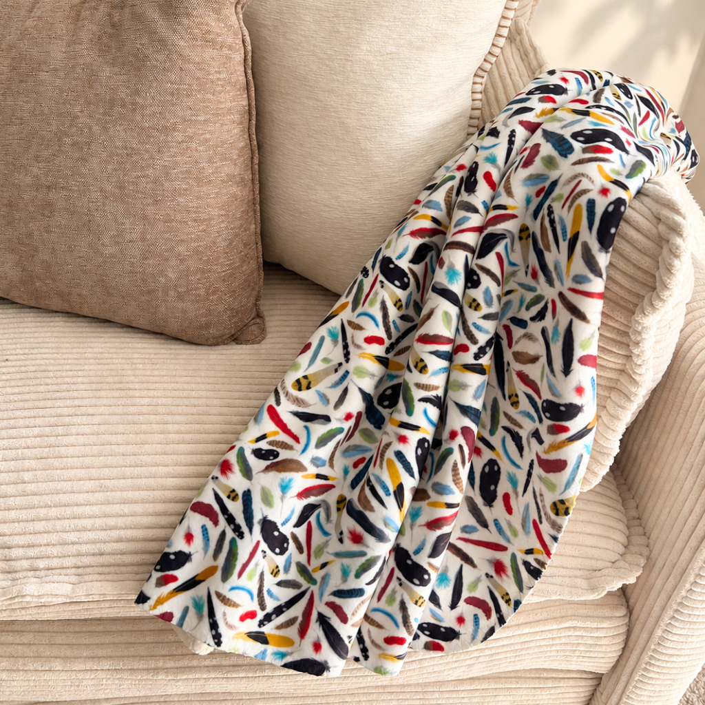 The Backyard Bird Sherpa Lap Blanket