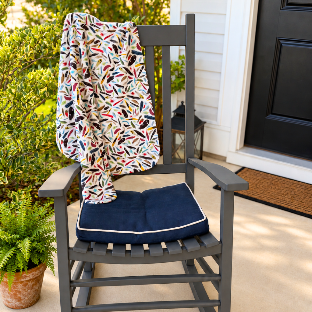 The Backyard Bird Sherpa Lap Blanket